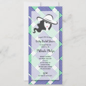 Derby Pet Vrijgezellenfeest blauw groen Kaart (Voorkant)