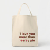 Derby Pie Grocery Tas (Voorkant)