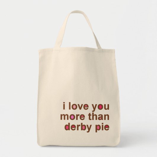 Derby Pie Grocery Tas (Voorkant)