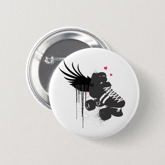 Derby Pin Ronde Button 5,7 Cm (Voorkant /achterkant)