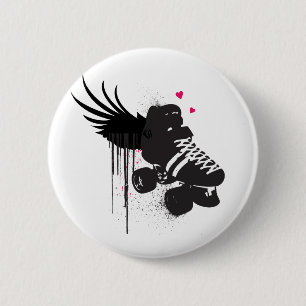 Derby Pin Ronde Button 5,7 Cm
