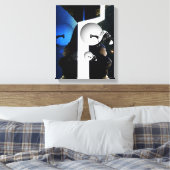 Derby 's nachts canvas afdruk (Insitu (Slaapkamer))