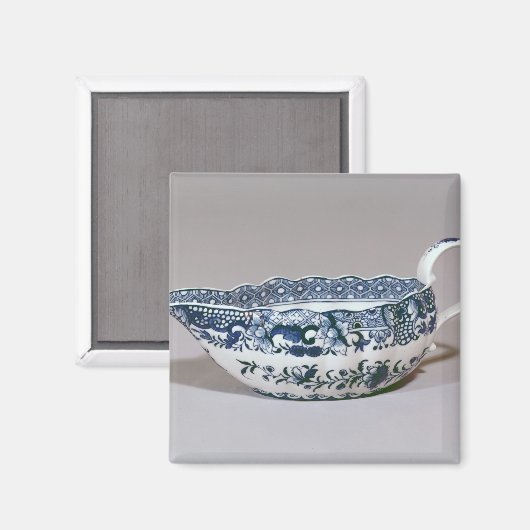 Derby sauceboat, c.1765 magneet (Voorkant / Achterkant)