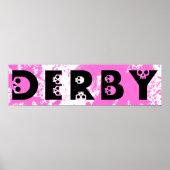 derby: skullfabet poster (Voorkant)