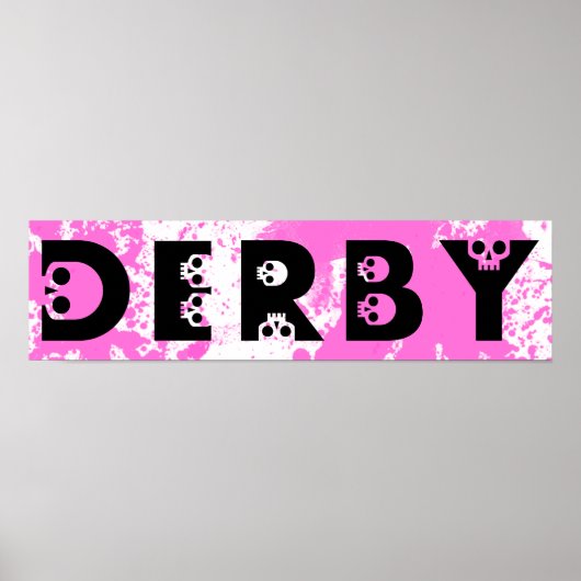 derby: skullfabet poster (Voorkant)