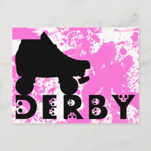 derby : skullphabet briefkaart