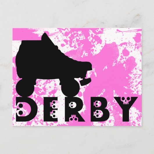 derby : skullphabet briefkaart (Voorkant)