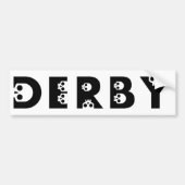 derby : skullphabet bumpersticker (Voorkant)