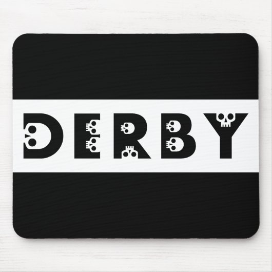 derby : skullphabet muismat (Voorkant)