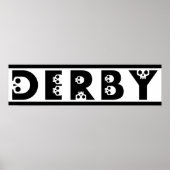 derby : skullphabet poster (Voorkant)