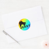 derby : skullphabet ronde sticker (Envelop)