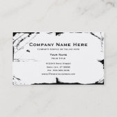 derby : skullphabet-schaats visitekaartje (Achterkant)