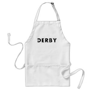 derby : skullphabet standaard schort