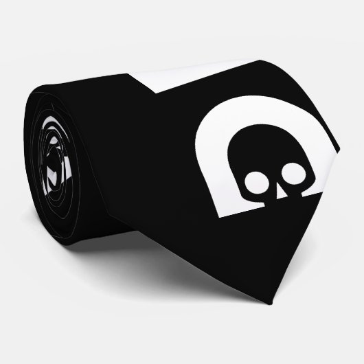 derby : skullphabet stropdas (Opgerold)