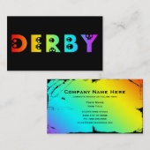 derby : skullphabet visitekaartje (Voorkant / Achterkant)