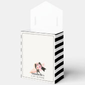 Derby Style Big Pink Pet Roos Baby shower Bedankdoosjes (Open)