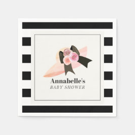 Derby Style Big Pink Pet Roos Baby shower Servet