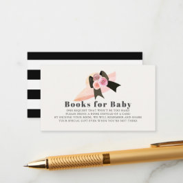 Derby Style Big Pink Pet Roos Boeken voor Baby Informatiekaartje