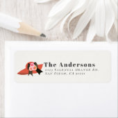 Derby Style Big Red Pet Roos Vrijgezellenfeest Etiket (Insitu)