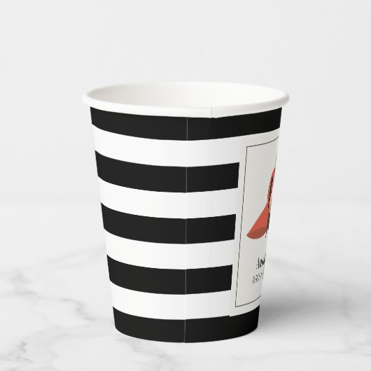 Derby Style Big Red Pet Roos Vrijgezellenfeest Papieren Bekers (Rechts)