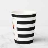 Derby Style Grote Rode Pet Roos 1e Verjaardag Papieren Bekers (Links)