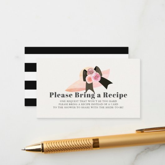 Derby Style Roze Pet Vrijgezellenfeest Recept Verz Informatiekaartje (Voorkant / Achterkant in situ)
