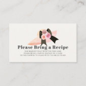 Derby Style Roze Pet Vrijgezellenfeest Recept Verz Informatiekaartje (Voorkant)