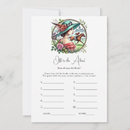 Derby Thema Op weg naar het altaar Bruidsfeest spe Kaart