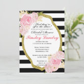 Derby Theme Bridal Shower Kaart (Staand voorkant)