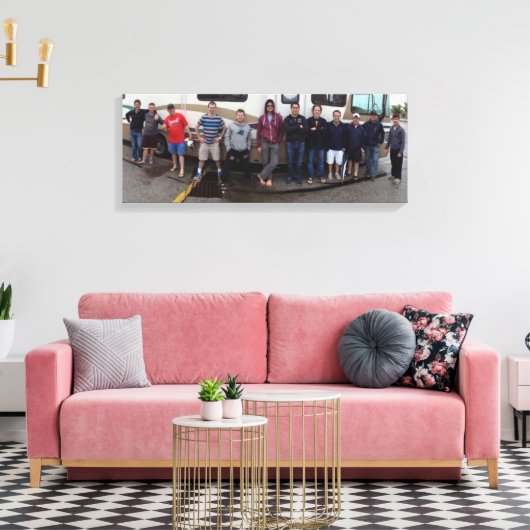 Derby Trip 2013 RV Canvas Afdruk (Insitu (Woonkamer))