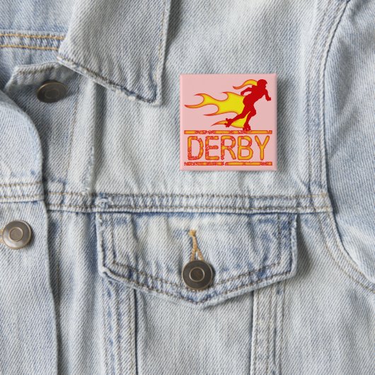 Derby Vierkante Button 5,1 Cm (In situ)