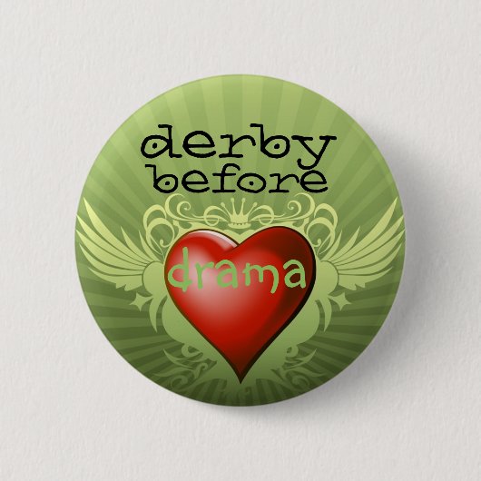 derby voor drama ronde button 5,7 cm (Voorkant)