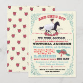 Derby Vrijgezellenfeest en ze is weg! Kaart (Voorkant / Achterkant)