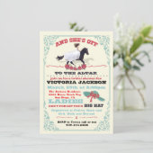 Derby Vrijgezellenfeest en ze is weg! Kaart (Staand voorkant)