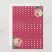 Derby Vrijgezellenfeest Horse Racing Rozen Kaart (Achterkant)