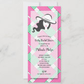 Derby Vrijgezellenfeest Hot Pink Green Kaart (Voorkant)