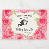 Derby Vrijgezellenfeest Mini Mousserende Wijnetike Sparkling Wijnetiket (Enkel label)