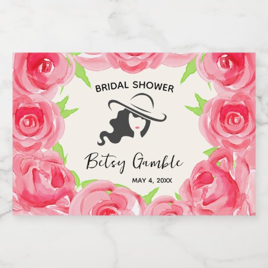 Derby Vrijgezellenfeest Mini Mousserende Wijnetike Sparkling Wijnetiket (Enkel label)