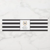 Derby Waterflesetiket voor Baby shower Waterfles Etiket (Enkel label)