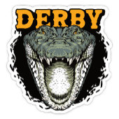 Derby, Western Australië Krokodil Sticker