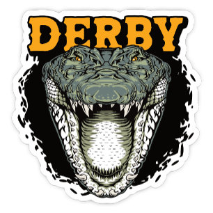 Derby, Western Australië Krokodil Sticker
