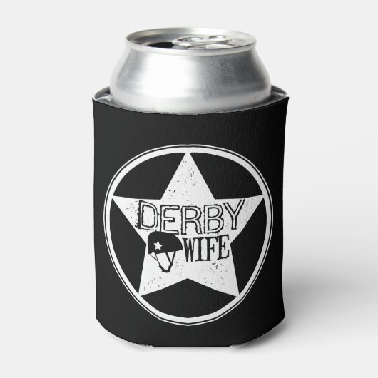 Derby Wife, Roller Derby Blikjeskoeler (Blikje Voorkant)