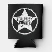 Derby Wife, Roller Derby Blikjeskoeler (Voorkant)