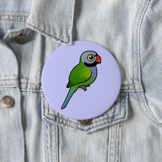 Derbyan Parakeet Ronde Button 4,0 Cm (In situ)