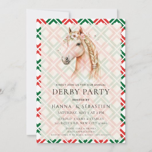 Derbyfeest Paardensport Kaart (Voorkant)
