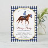 Derbyfeest Uitnodiging (Staand voorkant)