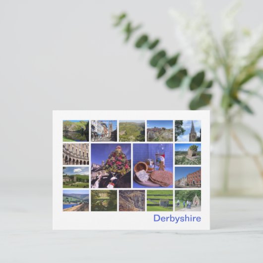 Derbyshire Briefkaart (Staand voorkant)