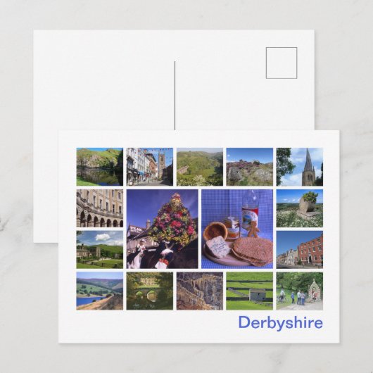 Derbyshire Briefkaart (Voorkant / Achterkant)
