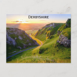 Derbyshire England Winnats Pass Travel Photo Briefkaart