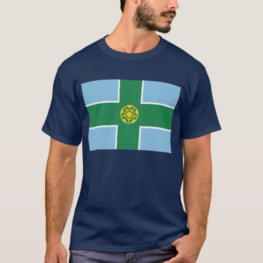 Derbyshire Flag T-shirt (Voorkant)